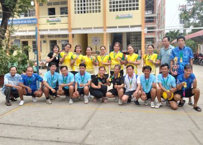 TRƯỜNG TIỂU HỌC HẬU MỸ TRINH - TỔ CHỨC GIẢI ĐẤU BÓNG CHUYỀN HƠI " MỪNG ĐẢNG MỪNG XUÂN"